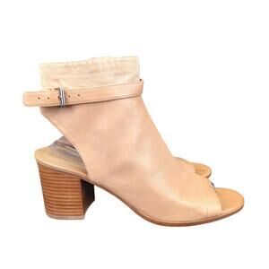 Vince Brigham Peep Toe Bootie Heels‎ Gladiator Open Toe Sandals Women's Size 9